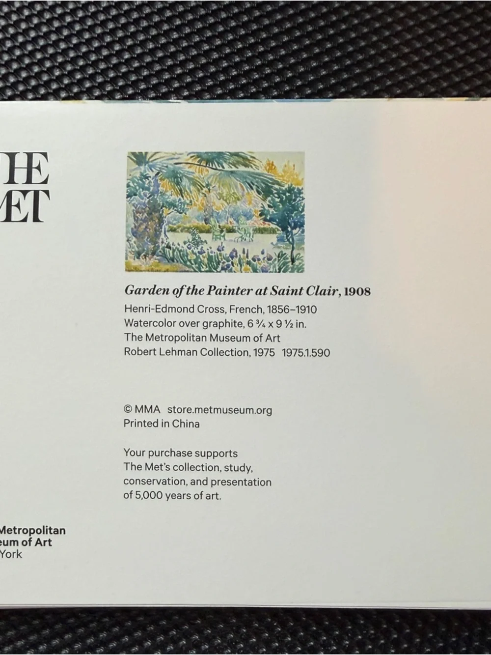 THE‎ METROPOLITAN MUSEUM OF ART 